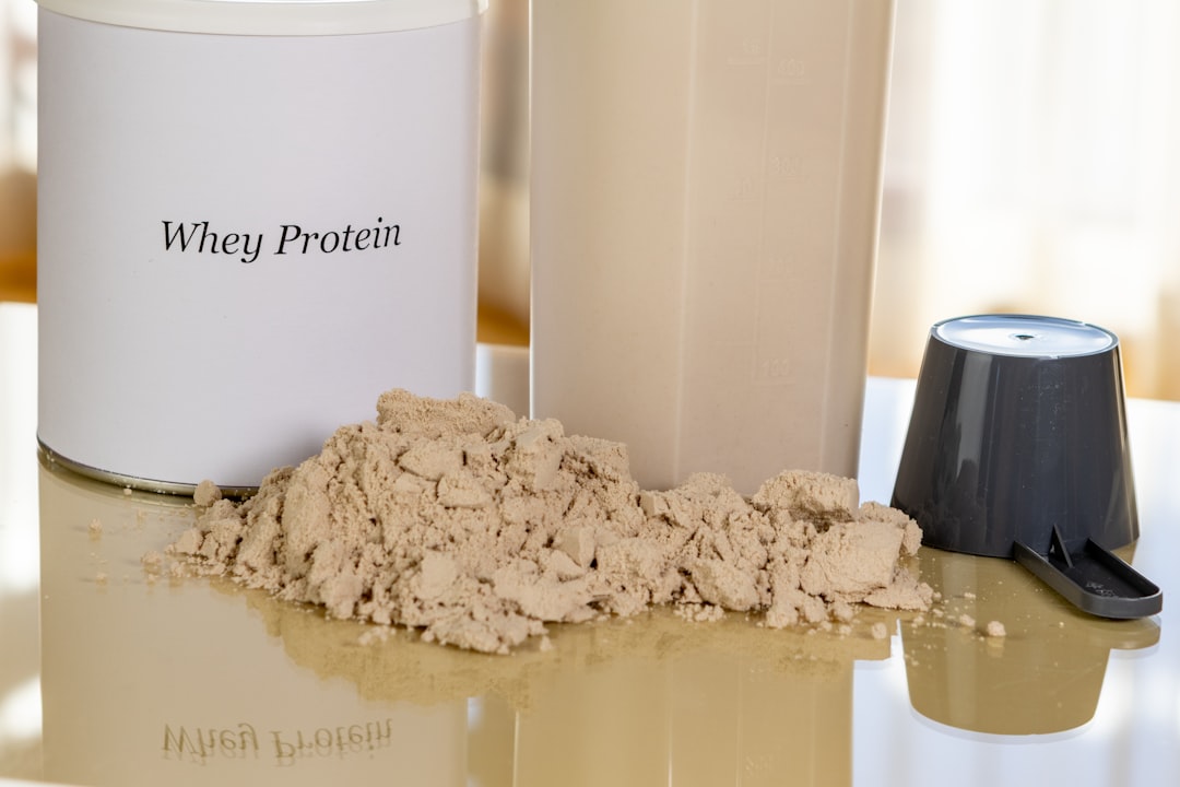 grass fed whey isolate powder in a shaker and smoothie South Africa clean nutrition