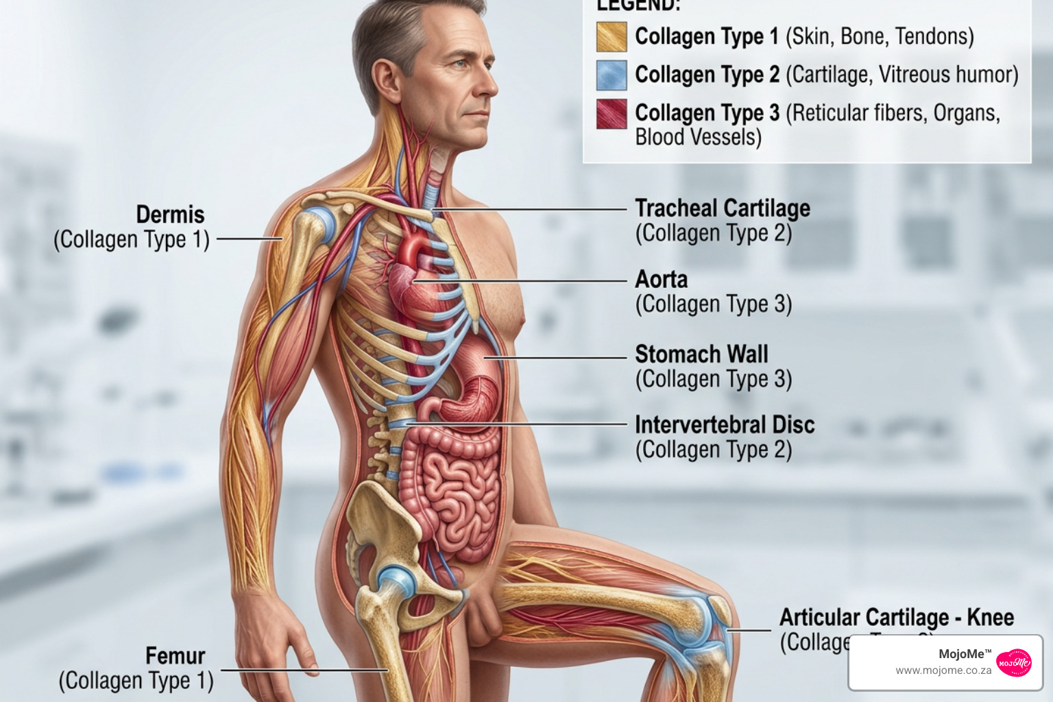 collagen type 1 2 3 difference